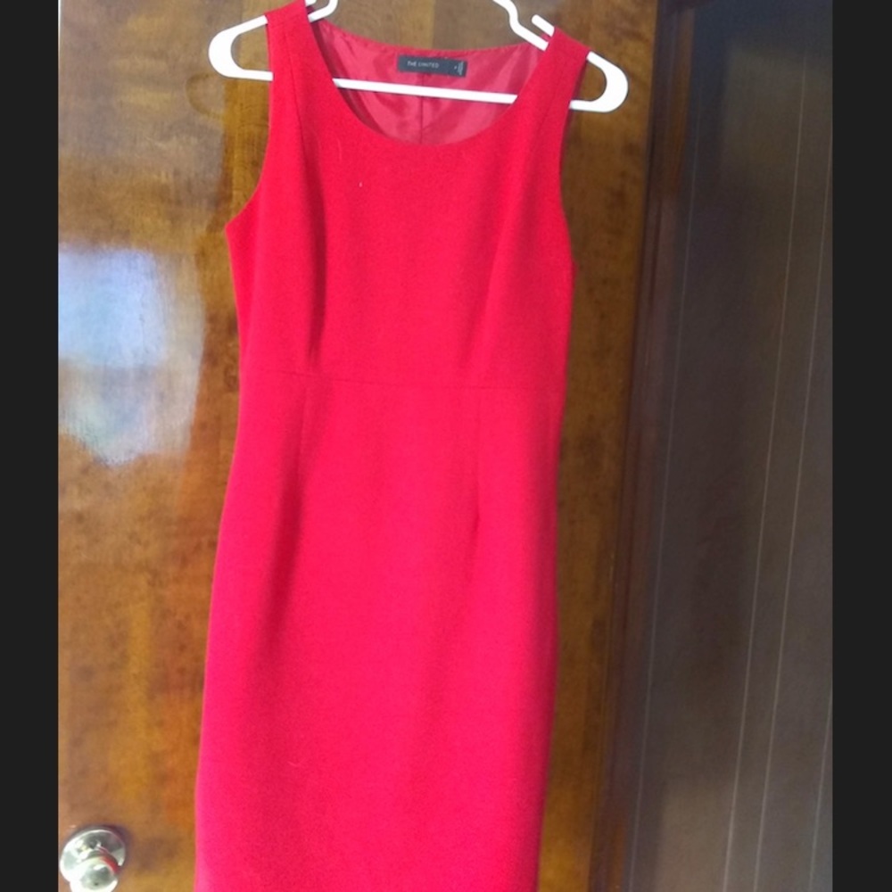 The Limited red dress